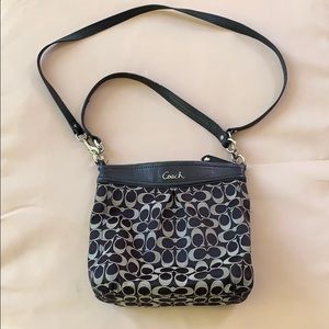 Coach Shoulder/Crossbody Bag in Black/Grey